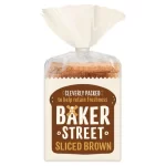 baker street sliced brown bread