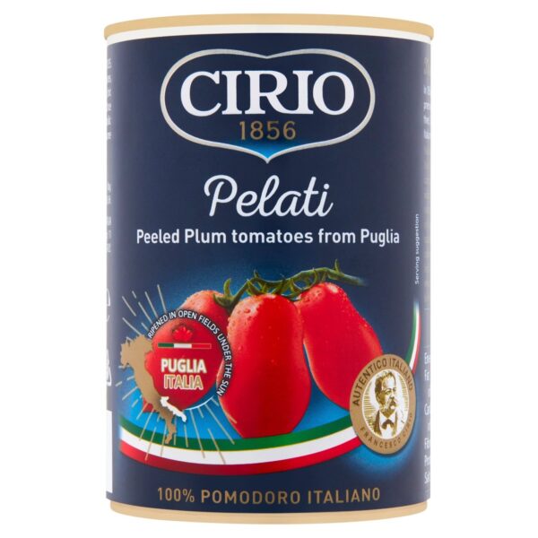 cirio peeled plum tomatoes 400g