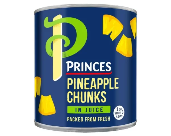 princes pineapple chunks in juice 432g