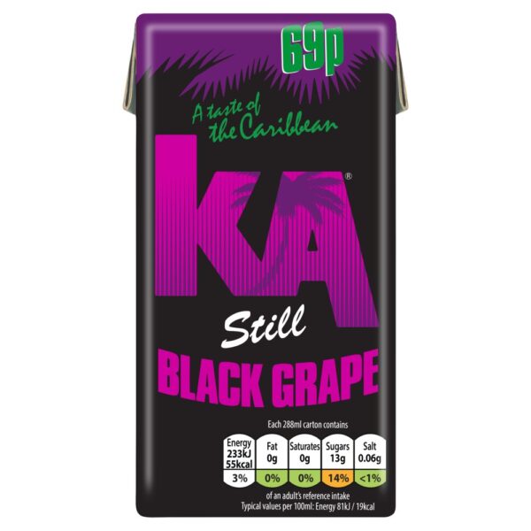 ka still black grape 288ml