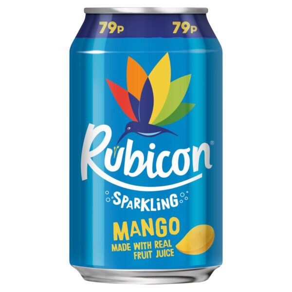 rubicon sparkling mango 330ml