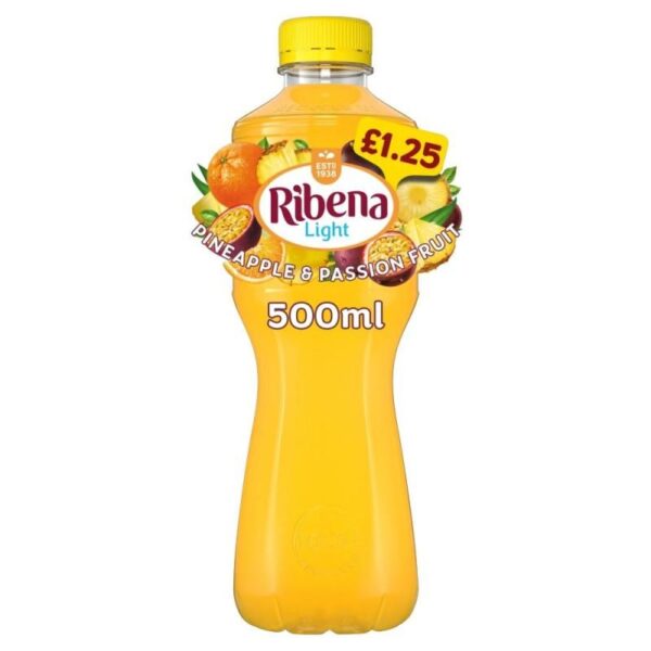 Ribena pineapple & passion fruit 500ml